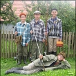 Retro bav� nejenom syna ale i jeho kamar�dy.        (�ervenec 2016)